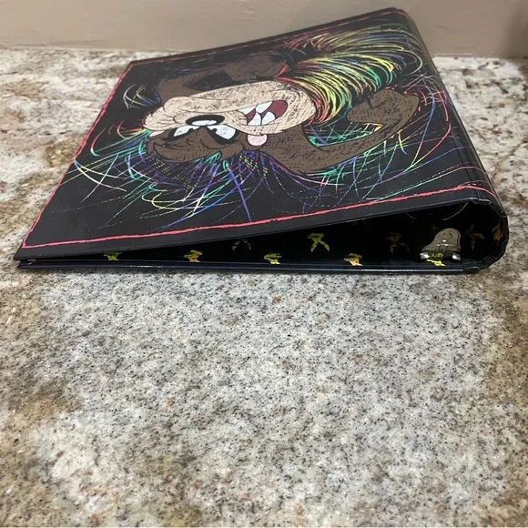 Looney Tunes TAZ the Tasmanian Devil Binder 3-Ring 90s RETRO Vintage New - Picture 8 of 8